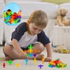 48 Pcs Bath Toys for Kids Ages 3+, Sensory Toys for Autistic Children, Travel Toys Window Toys Stem Learning Toys, Bathtub Toys with Dinosaur Eggshell Storage