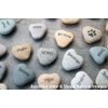 Mom Engraved Stone Heart Shaped Inspirational Sandblast Stone, Perfect Gorgeous Mothers day Birthday Unique Gift Ideas, Natural Beach Pebble Rock