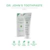 Hyalogic Fluoride Free Toothpaste: Dr. John’s Natural Toothpaste w/Hyaluronic Acid – Support Healthy Teeth & Gums - Gentle Whitening Fresh Mint Toothpaste— Vegan Friendly (4.58 oz)
