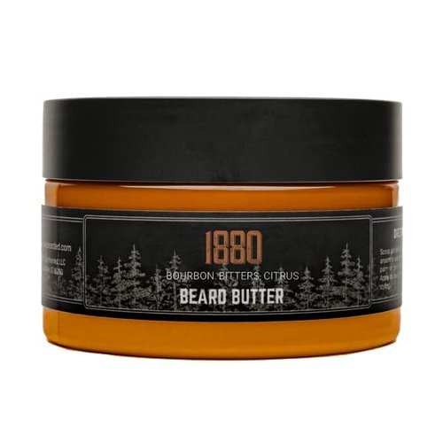 Live Bearded Beard Butter - 1880 - Leave in Conditioner for Beards - 3 oz. - Moisturize, Style, Condition - All-Natural Ingredients with Shea Butter - Light to Medium Hold - Made in the USA
