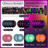 Neon Birthday Party Decorations Glow Neon Happy 40th Birthday Yard Sign Banner (UV Black Light Reactive) and 20Pcs Fluorescent Neon Birthday Balloons for Glow in The Dark Birthday Party Supplies