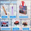 Vanblue Monster Truck Party Favors Set Car Themed Birthday Party Decorations 110Pcs Slap Bracelet DIY Sticker Gift for Boy Kids Treat Bags Stuffers Birthday Supplies Pinata Filler Classroom Rewards