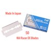 50 Stainless Steel Double Edge Safety Razor Blades from Kai Cutlery