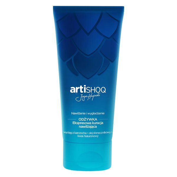 ARTISHOQ Express Moisturizing Treatment - Moisturizing & Smoothing Hair Conditioner w/Low-Molecular Hyaluronic Acid, Sunflower Oil & Artichoke Extract, Lightweight Hair Moisturizer - 200 ml / 6.8 oz