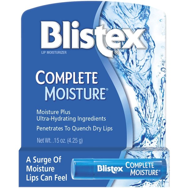 A Unique Moisturizing Sensation! Blistex Complete Moisture Lip Balm, (0.15 oz x 4)