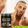 Coffee Scrub | 350g Exfoliating Body Scrub with Organic Coffee, Shea Butter, Coconut & Leaf Extracts | Anti Cellulite, Anti aging & Exfoliating | Dead Sea Salt Bath Scrub for Men and Women
