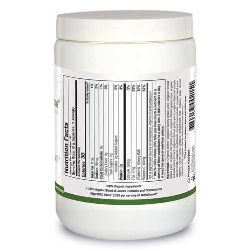 Biotics Research NitroGreens Powdered Formula, Organic Phytonutrient Blend, Sourced from Heirloom Seeds, Isoflavones, Polyphenols, Natural Carotenoids, Betalains, Glucosinolates. 8.6 Ounces