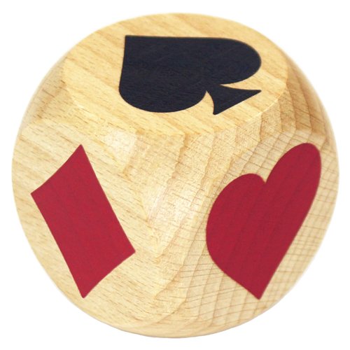 Trump Markers Euchre Pinochle Bridge Playing Cards Whist Cards Trump Marker Dice Euchre Cube Card Deck Trump Marker Game Dice Indicator Gifts for Euchre Pinochle Bridge Enthusiasts (2 in) (1 Pc)