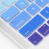 ProElife Ultra Thin Silicone Keyboard Cover Skin for MacBook Air 13 Inch 2021 2020 with Touch ID (MODLE A2179 and A2337 Apple M1 Chip, US Layout) Keyboard Accessories Protector (Ombre Blue)