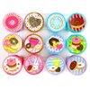 TINYMILLS 12 Pcs Donuts Stamp Kit for Kids