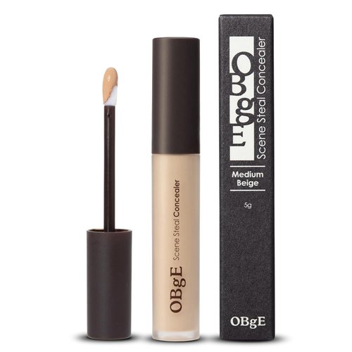 OBgE Scene Steal Concealer (Medium Beige, 0.18oz) - Full Coverage Liquid Concealer for Flawless, Smooth Skin. Blemishes, Dark Circles, and Imperfections. Long-Lasting Formula.