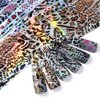 20 Sheets Leopard Nail Stickers，Starry Sky Animal Skin Design Nail Art Decoration Glue Transfer Nail Foils for Women Fingernails and Toenails Acrylic Decorations Manicure Tips Wraps Charms