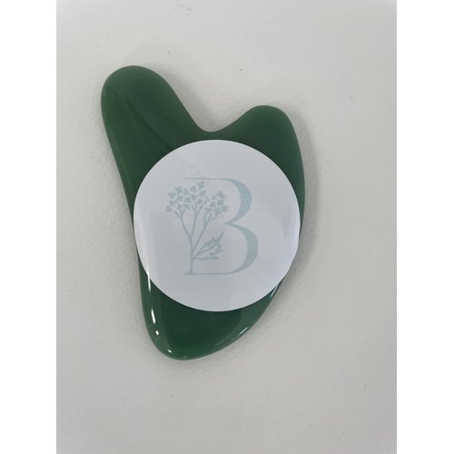 Bodelevy Jade Gua Sha Stone ⎮ Handmade ⎮ Facial Lifting Tool