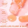 QIUFSSE Magic Color Changing Lip Oil Stain,2PCS Color Changing Lip Gloss Hydrating Lip Oil Tinted Shimmer Plumping Lip Glow Oil for Lip Care and Dry Lips (Strawberry + Orange)