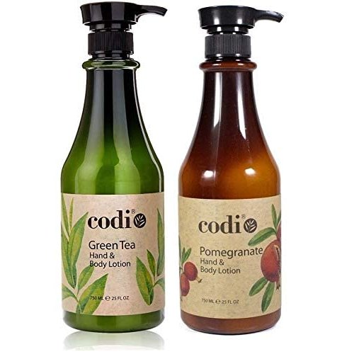 LIKO Codi Hand and Body Lotion Green Tea and Pomegranate 25 oz/ 750 ml (Kit of 2)