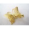 Generic Antique style gold, silver or rose gold butterfly alligator hair clip (set of (Primary color: Gold)