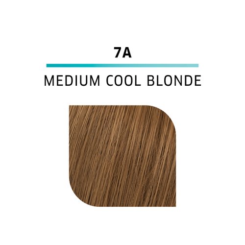 WELLA Color Charm Demi Permanent Hair Color, 7A Medium Cool Blonde 2 oz