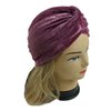 5 Velvet Women Stretchy Turban Chemo Cap Bennie Head Wrap Headwear (5 Velvet)
