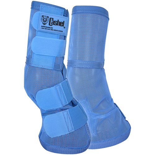 Cashel Crusader Leg Guard Fly Boots, Blue, Warmblood