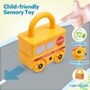 GKDOMS Montessori Learning Toys Sorting & Matching Locks and Keys Toddlers Sensory Car Activity Fine Motor Toy, Birthday New Year Valentine's Gifts for Kids Age 2-5 Years, Back to School