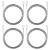 Neween 26 Feet (6.5ft x 4) Stainless Steel Metal Wire Cable Ropes Hardware Kits for Square and Rectangle Sun Shade Sail Canopy