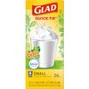 Glad OdorShield Small Trash Bags, Gain Original & Febreze, 4 Gal, 26 Count (Pack of 6) (Package May Vary)