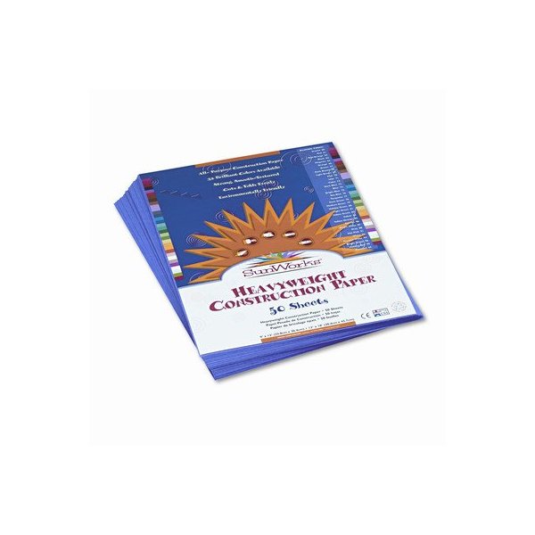 Sunworks Construction Paper, 58 Lbs., 50 Sheets/Pack [Set of 4]
