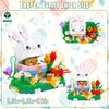 Nubee Easter Bunny Chick Building Sets, Cute Rabbit Easter Basket Stuffers Toy Gift for Teens Kids Boys and Girls Age 6+(400PCS)