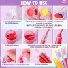 Lip Gloss Making Kit, JCOOS Diy Lip Gloss Making Kit 63PCS Diamond Make Your Own Lip Gloss Kit, Matte Lip Gloss Base, Lip Gloss Tubes, Lip Gloss Pigment Teen Girl Gifts Trendy Stuff Women Gifts Unique