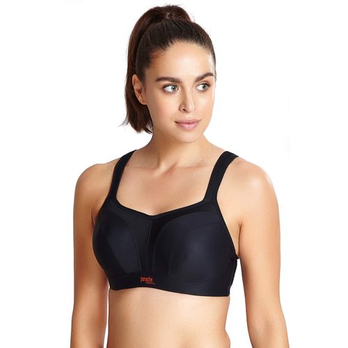 Panache Women's High Impact Underwire Sports Bra, Black, 38E
