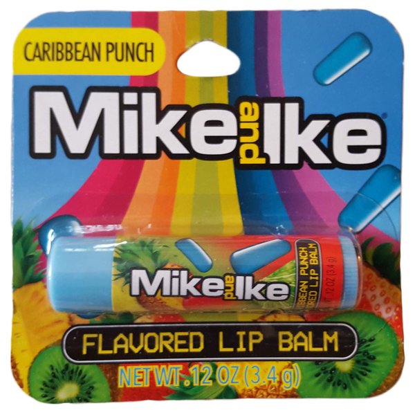Mike and IKE Candy Flavored Lip Balm .12 OZ (Caribbean Punch)