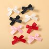 40 Pcs Mini Bow Hair Clips Satin Mini Bow Clips Small Bowknot Barrettes Hair Ribbon Alligator Clips Hair Bows for Girls Baby Women