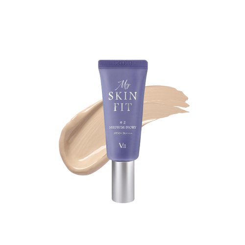 VILLAGE11FACTORY My Skin Fit BB Cream, Medium Ivory, Anti-Aging Adenosine & Collagen Booster, 0.67 fl.oz.