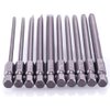 Rocaris 10pcs 1/4 Inch Hex Shank Long Magnetic Screwdriver Bits Set 4 in Power Tools (Slotted+Cross Head)