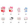 40 Pcs Cute Cartoon Nail Charms Kawaii Nail Decals Flatback Resin Design 3D Nail Charms for Acrylic Nails Rhinestone Supplies Cute Cat Nail Decoration DIY Nail Accessories