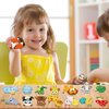 30PCS Jungle Fridge Magnets Safari Animals Refrigerator Magnets Set Removable and Reusable Magnets for Kids Toddlers and Adults Classroom Home Nursery Zoo Birthday Party Supplies Decorations
