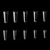 KADS French Coffin Ballerina Nail Tips Acrylic Half False Nails 10 Sizes 500 Pcs with Box (HC76)