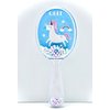 Gett Detangling Brush for Kids, Toddlers, and Adults, Soft Bristle Hair Brush, Wet Hair Brush with Confetti, Glitter, for Curly, Straight, Long or Short Hair (Unicorn)