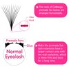 CoMango Premade Fans Eyelash Extensions 5D-C-0.07-12mm Premade Volume Lash, Short Stem Eyelash Extensions Pre Made Fanned Russian Volume Lash Extensions Mix Tray