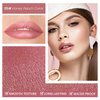 BEAUTY SEARCHER Lipstick, Metallic Shine Finish Lip Balm Glossy Hydrating Nude Velvet Red Long-Lasting Moisturisation Luxury Lip Stick Makeup # 05 Honey Peach Coral