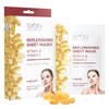 Skin Aesthetics Retinol & Vitamin E Sheet Face Mask - Repairs Damaged Skin, Diminishes Fine Lines & Wrinkles, Anti-aging Sheet Mask - Cruelty Free Korean Skin Care For All Skin Types - 5 Masks