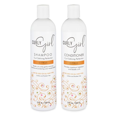 Curly Girl Curl Hair Shampoo Conditioner Set 12 oz Bottles Curly Girl Method Approved Curly Girls Hair Care Frizz Control