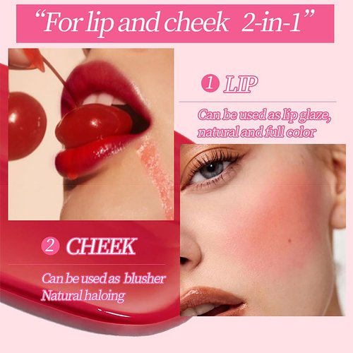 Tiejdhr 6 Colors Mini Lip Oil, Big Brush Head Hydrating Lip Glow Oil, Nourishing Fresh Clear Shiny Transparent Lip Gloss Plumping Lip Gloss Long Lasting Non-sticky Smooth Lip Care (SET A)