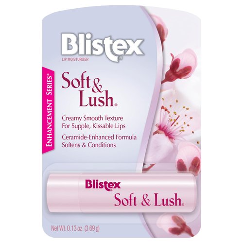 Blistex Soft & Lush Lip Protectant, 0.13 Ounce Tube, Pack of 6 – Softens & Conditions, Creamy Smooth Texture, Hydrating Lip Balm, Daily Lip Hydration,