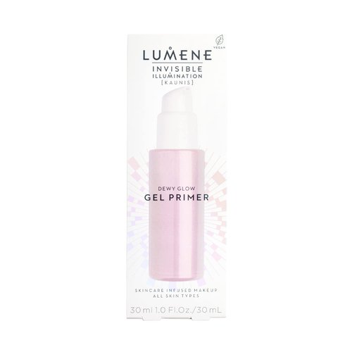 Lumene Dewy Glow Gel Primer - Invisible Illuminating Primer + Hydrating Gel for Radiant Glowing Skin - Lightweight Brightening Face Primer for Makeup + 24hr Visibly Smoother Skin (1oz)
