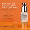 Vegnclever Super Vitamin C Serum - Super Moisturizing, Anti-Aging All-In-One Formula with Niacinamide, Collagen Peptides, Caffeine, and Vitamin E, Original Vitamin C Face Serum - 2 Pack