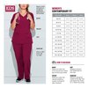 Dickies EDS Essentials, Mock Wrap Top Scrubs for Women with Four-Way Stretch and Moisture Wicking DK625, M, Ciel