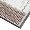 Bodermincer Brown Eyelash Extension 20D Cluster Soft Faux Mink False Eyelashes Natural Soft Natural Individual Eyelashes (13mm, Brown)