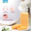 48-Count Compressed Facial Sponges, Disposable Face Sponges, AIDEA Reusable Makeup Remover Pads,100% Natural Cellulose Cosmetic Sponges for Facial Cleansing, Exfoliating, Mask Removal, Turmeric Pads