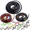 Shyflpopo 11 Pcs Realistic Rubber Snakes Decoration for Garden Props to Scare Birds, Squirrels, Mice, Prank Toys, Theater Props, and Party Favors for Kids
